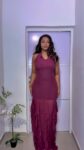 Mesh Flounce Dress